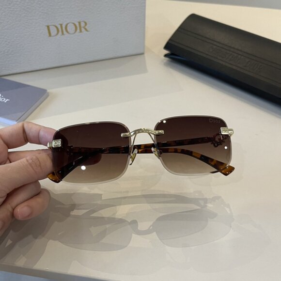 Dior Women's Brown Sunglasses - Picture 1 of 7